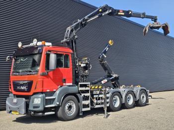 TGS 35.400 8X4-4 BL / Z CRANE + HOOKLIFT